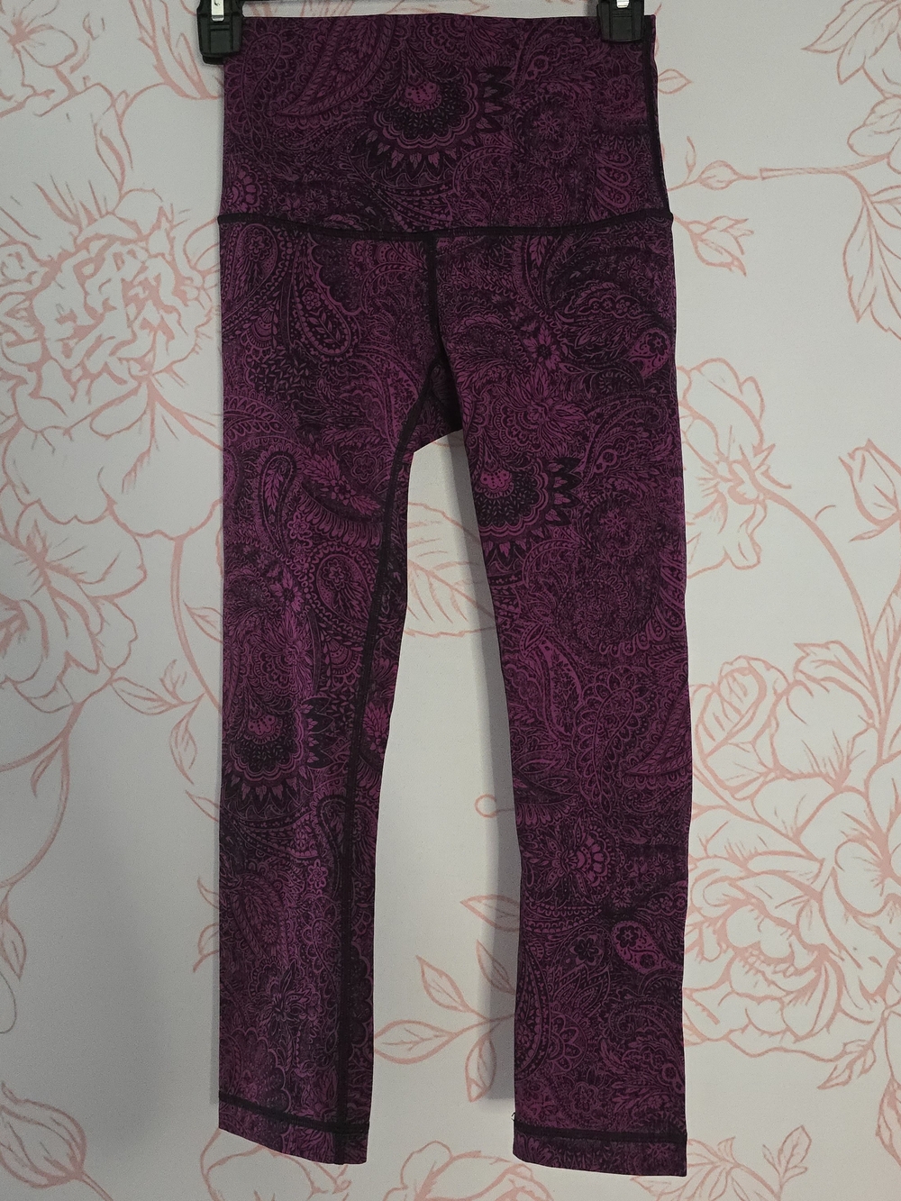 lululemon athletica Magenta Paisley High-Rise Leggings
